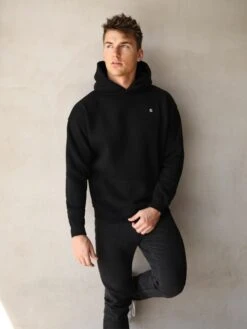 Anchor Relaxed Hoodie - Black -Blakely 836ABlack 02D