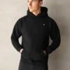 Anchor Relaxed Hoodie - Black