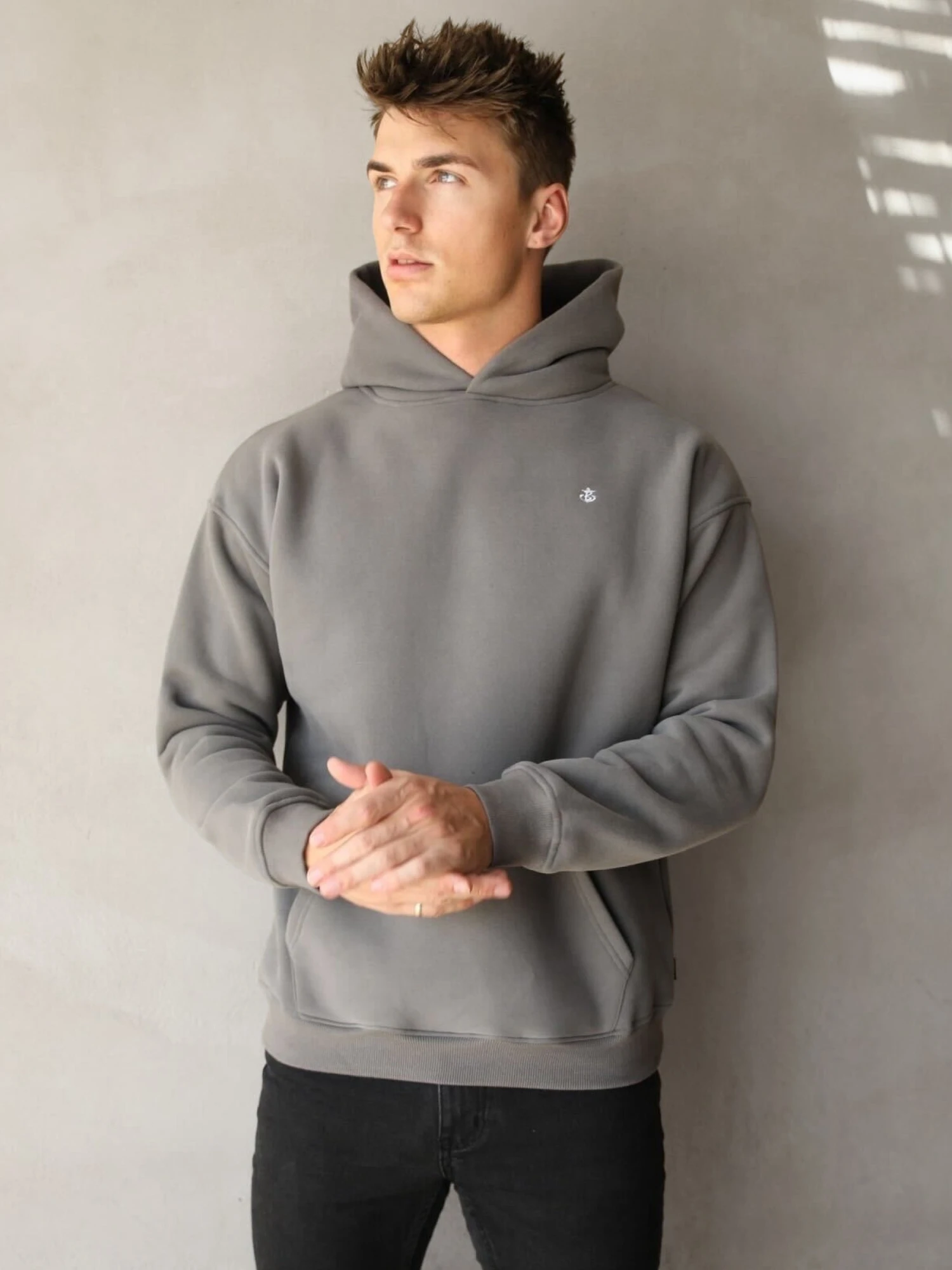 Anchor Relaxed Hoodie - Charcoal 3 Anchor Relaxed Hoodie - Charcoal