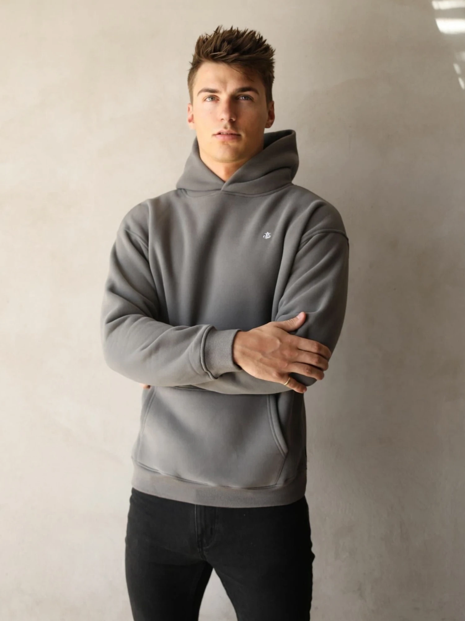 Anchor Relaxed Hoodie - Charcoal 4 Anchor Relaxed Hoodie - Charcoal - Image 2