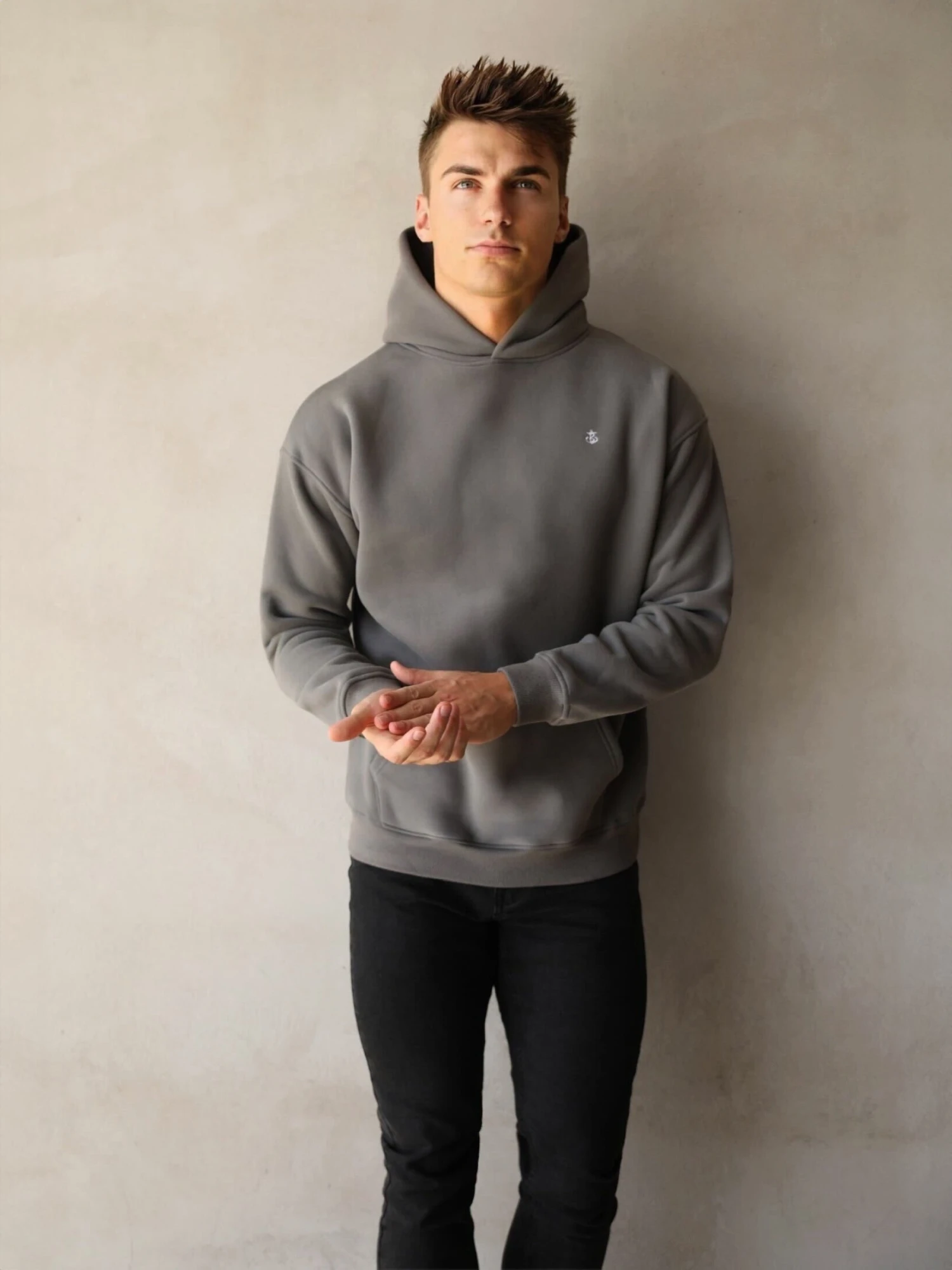 Anchor Relaxed Hoodie - Charcoal 7 Anchor Relaxed Hoodie - Charcoal - Image 5