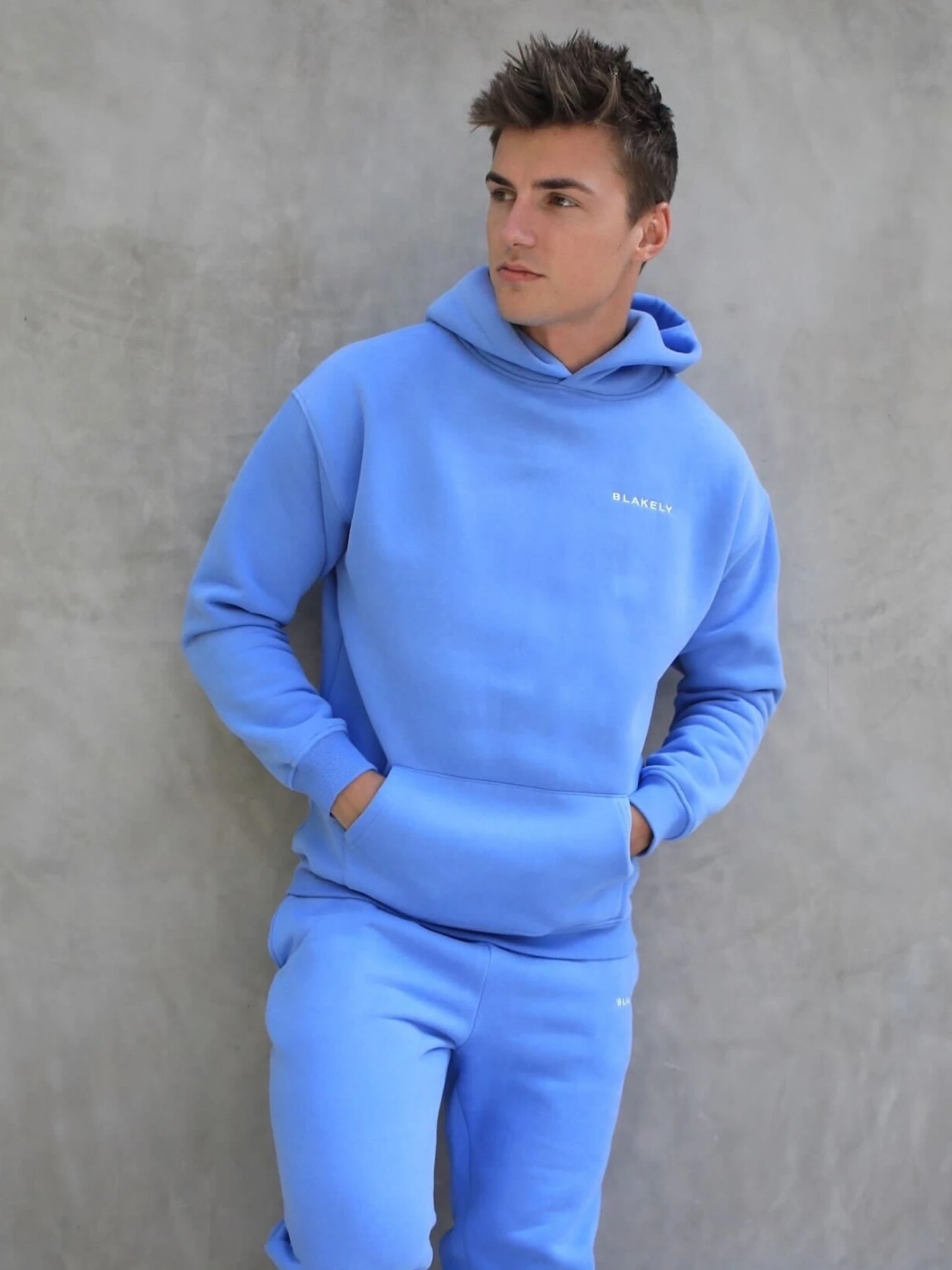 Series Relaxed Hoodie - Light Blue 5 Series Relaxed Hoodie - Light Blue - Image 3