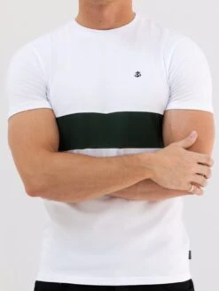 Iowa T-Shirt - White & Green -Blakely 846Green01D