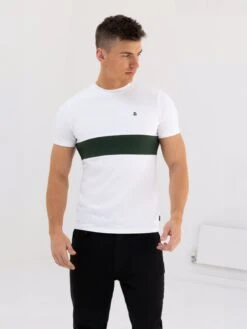 Iowa T-Shirt - White & Green -Blakely 846Green03D