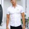Sydney Short Sleeve Shirt - White 2 Sydney Short Sleeve Shirt - White -Blakely 850 3 white newlead