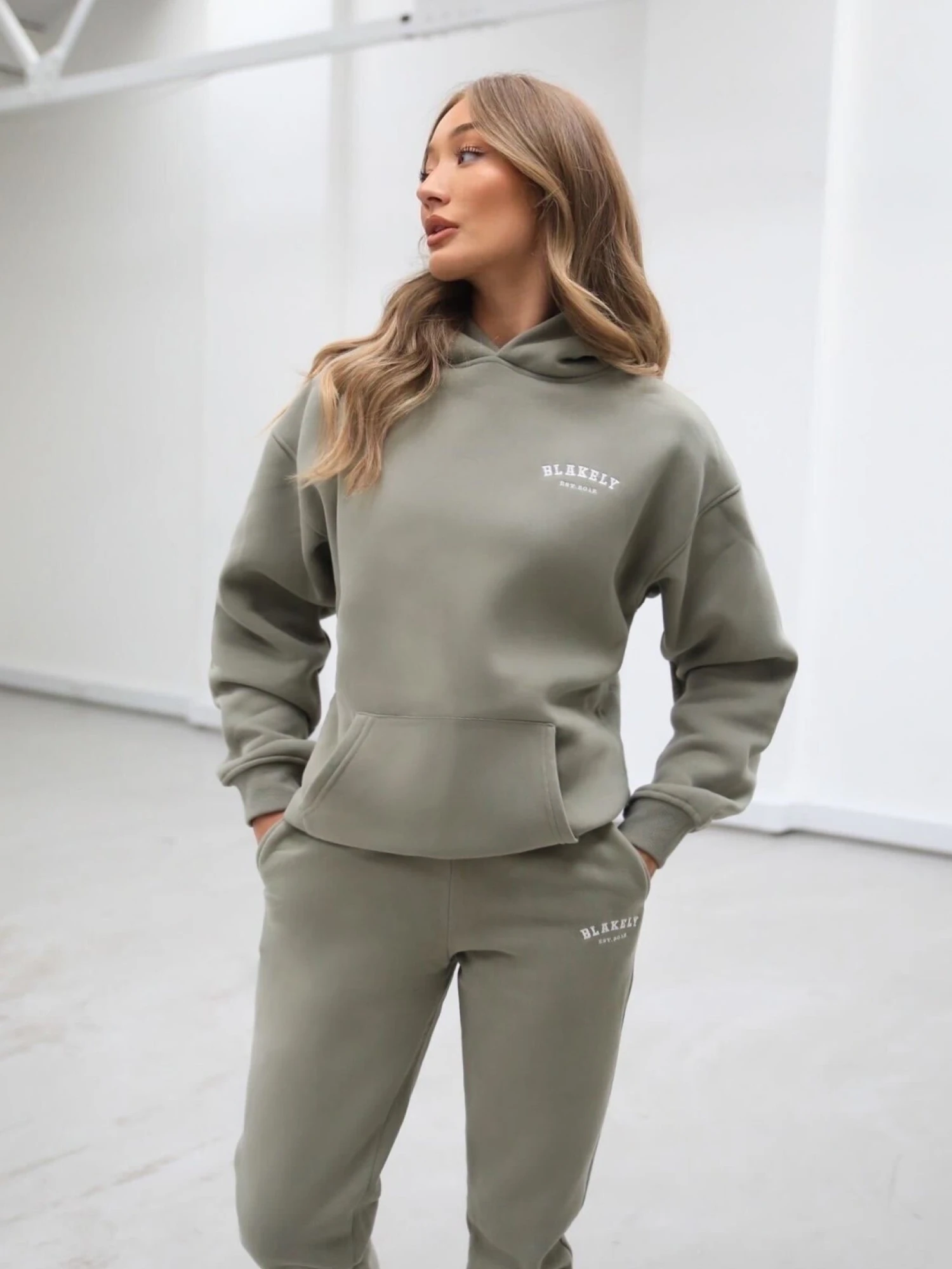 Heritage Oversized Hoodie - Olive 4 Heritage Oversized Hoodie - Olive - Image 2