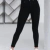 High Waisted Skinny Jeans - Black