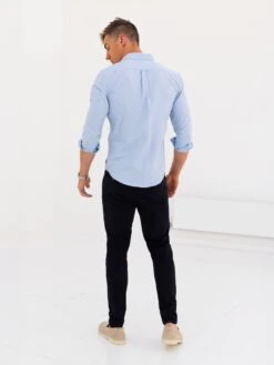 Dallas Long Sleeve Shirt - Blue -Blakely A250BLUE04D