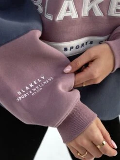 Alpine Oversized Hoodie - Dusty Pink -Blakely AlpinepinkcloseupD