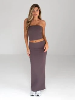 Alessia Bandeau Top - Mocha -Blakely B118 4Brown 01D