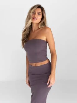 Alessia Bandeau Top - Mocha -Blakely B118 4Brown 03D