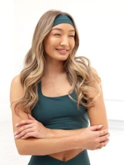 Studio Headband - Teal Green 9 Studio Headband - Teal Green -Blakely B11GHeadband 01D