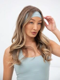 Studio Headband - Mineral Blue -Blakely B11GLightBlue 03D