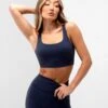 Apex Pro Sports Bra - True Navy 2 Apex Pro Sports Bra - True Navy -Blakely B166Navy 01LEADD