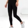 Studio Crossover Leggings - Black