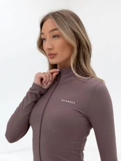 Studio Active Jacket - Mauve Brown -Blakely B605LightBrown 02D