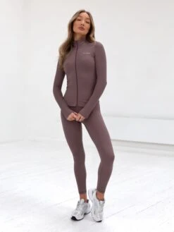 Studio Active Jacket - Mauve Brown -Blakely B605LightBrown 07D