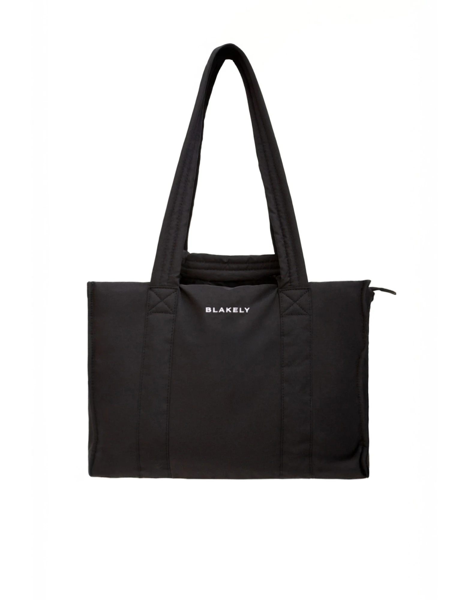 Blakely Nylon Tote Bag - Black 3 Blakely Nylon Tote Bag - Black