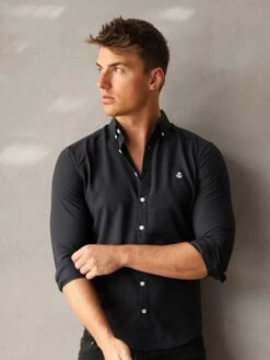 Calcata Shirt - Dark Navy -Blakely Black 03D