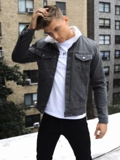 Boston Denim Jacket - Grey -Blakely Boston 5D