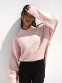 Oversized Knitted Jumper - Marshmallow Pink -Blakely BrandPink 02D 0054a05c 7710 4f31 b945 6fa41043468b