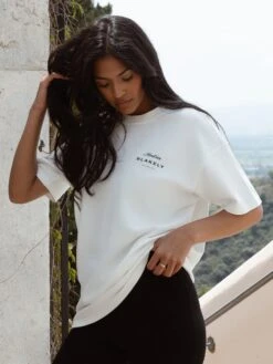 Italia Oversized T-Shirt - Flat White -Blakely Brand 26D