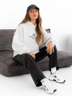 Madison Oversized Hoodie - Marl White -Blakely CBBRANDWOMENSD 10