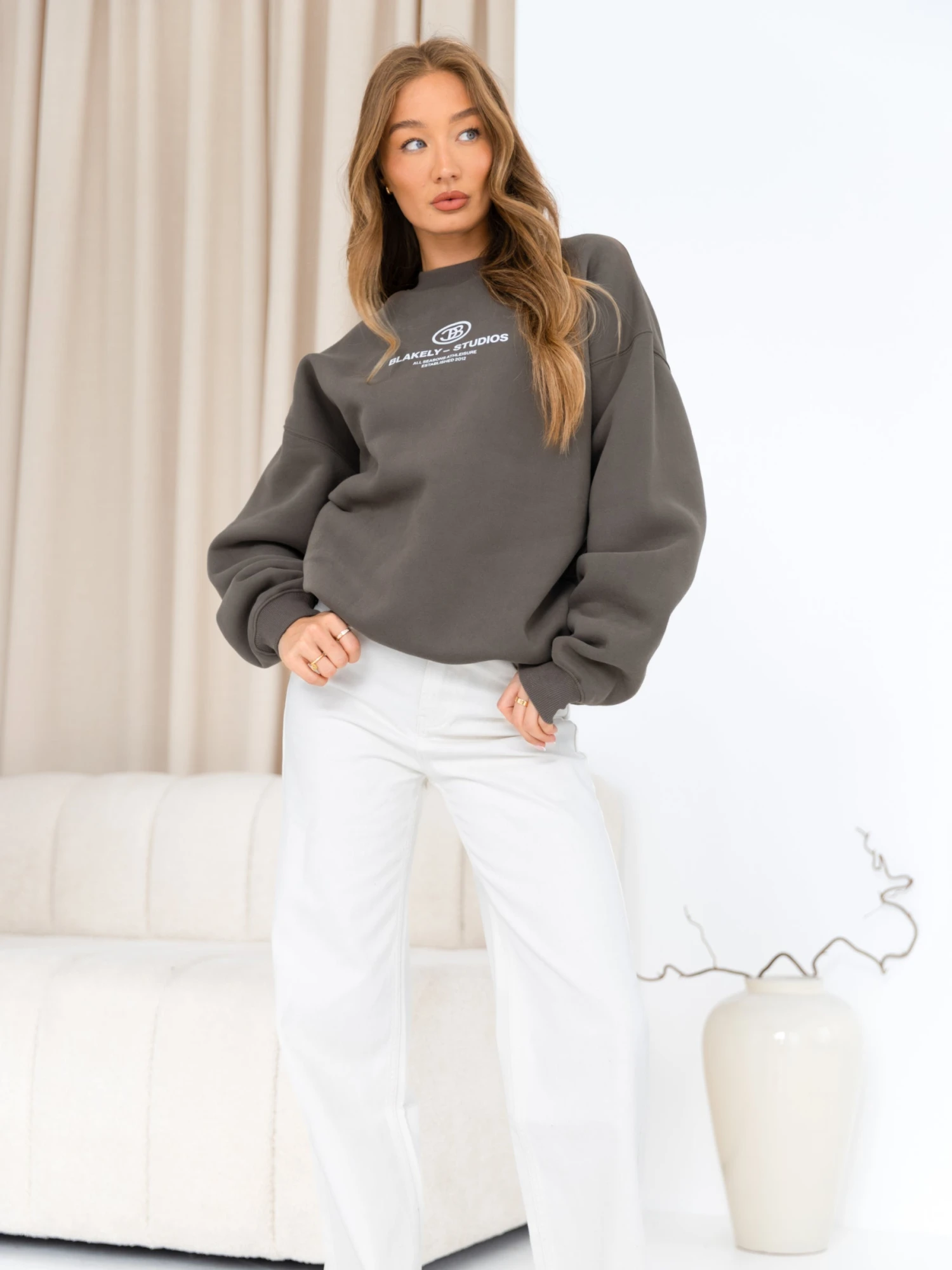 Madison Oversized Jumper - Khaki Brown 5 Madison Oversized Jumper - Khaki Brown - Image 3