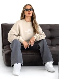 Madison Oversized Jumper - Dune -Blakely CBBRANDWOMENSD 6