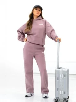 Cloud Print Oversized Hoodie - Dusty Pink -Blakely DUSTYPINK1 6