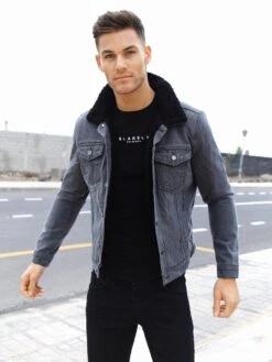 Daytona Denim Jacket - Grey -Blakely Daytona 5D