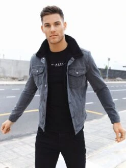 Daytona Denim Jacket - Grey -Blakely Daytona 6D