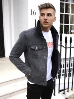 Daytona Denim Jacket - Grey -Blakely Daytona 8D