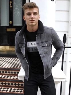 Daytona Denim Jacket - Grey -Blakely Daytona 9D