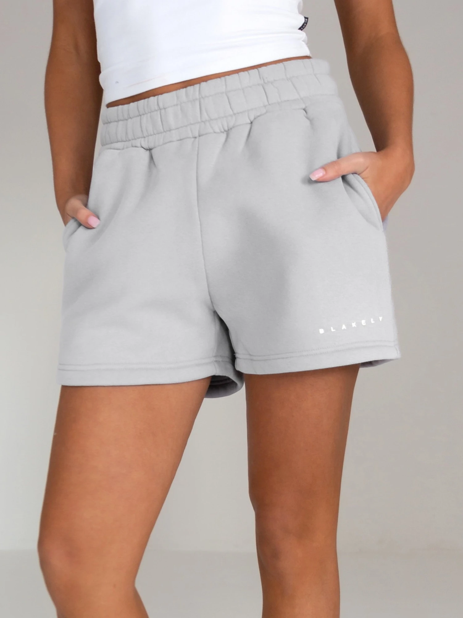 Isabel Jogger Shorts - Stone 3 Isabel Jogger Shorts - Stone