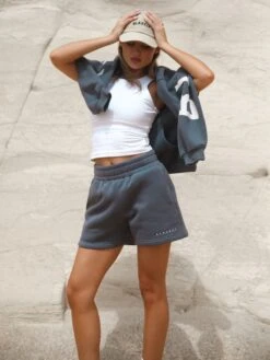 Isabel Jogger Shorts - Blue 12 Isabel Jogger Shorts - Blue -Blakely Frame195