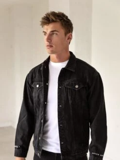 Greenwich Denim Jacket - Black -Blakely GreenwichBlack 05D
