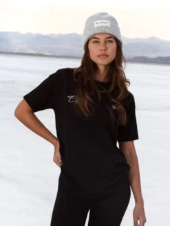 Label Knit Beanie - Marl Grey -Blakely H132GREYD 1