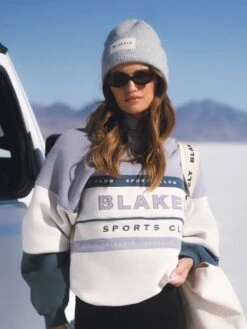 Label Knit Beanie - Marl Grey -Blakely H132GREYD 2