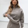 Heritage 1/4 Zip Jumper - Neutral Grey