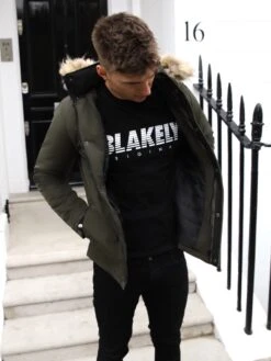 Hersham Coat - Khaki Green -Blakely Hersham 5D