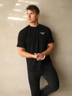 Rue Relaxed T-Shirt - Black -Blakely IMG 75511