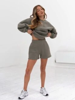 Isabel Oversized Jumper - Safari Green -Blakely ISABELSAFARIGREEN1846A02