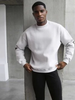 Idris Oversized Jumper - Stone -Blakely Isabel Grey 6