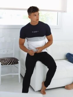 Italica T-Shirt - Navy 9 Italica T-Shirt - Navy -Blakely Italicanavygreywhite 3 NewWebSize