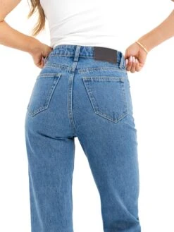 Blakely Straight Cut Jeans - Mid Blue -Blakely J8001MID06D