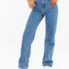 Blakely Straight Cut Jeans - Mid Blue