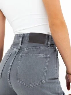 Blakely Wide Leg Jeans - Grey -Blakely J8007GREY03D f70d5ab2 fbc5 4471 a83a b34fbfef401f