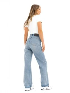 Blakely Wide Leg Jeans - Faded Blue 10 Blakely Wide Leg Jeans - Faded Blue -Blakely J8007LIGHT04D