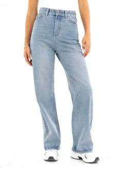 Blakely Wide Leg Jeans - Faded Blue